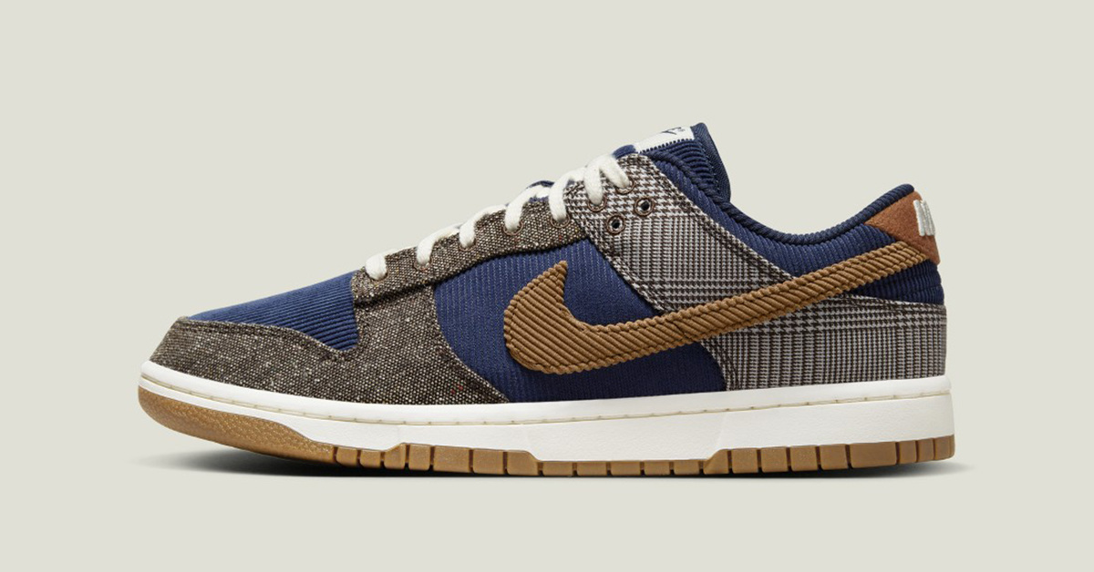 Nike holt sich für den Dunk Low Inspiration aus der klassischen Herrenbekleidung